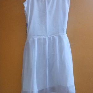 Flare White Dress