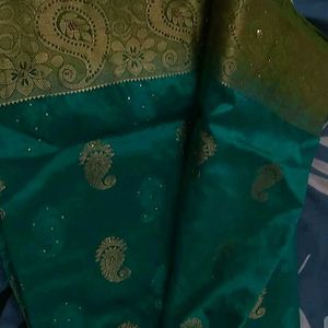 Pure Mango Raw Silk Saree