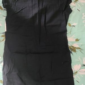 Black Kurta With अस्तर