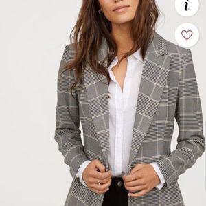 H&M PLAID BLAZER- XS SIZE