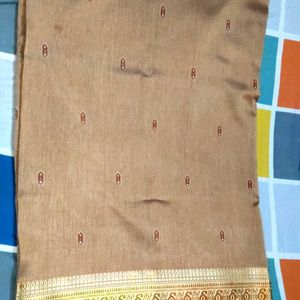 Mysore Silk With Bnanarsi Looking Saree