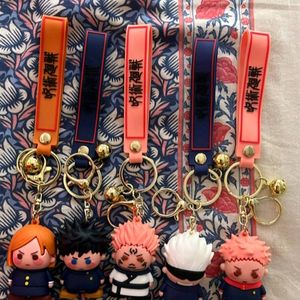 Jujutsu Kaisen Anime Chibi Keychain Set