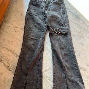 Heart Shape Bootcut Denim ( New)