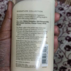 Wild honeysuckle Bath & Body works Lotion