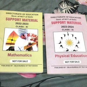 Support Material Of maths& Physical Education Clas