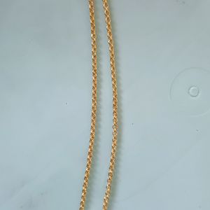 Golden Chain With Pearl Locket