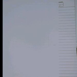 One Side Ruled Sheet