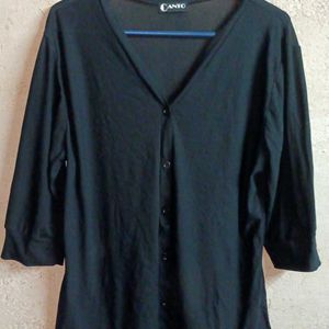 Stylish Ladies Fashion Shirt Top Black