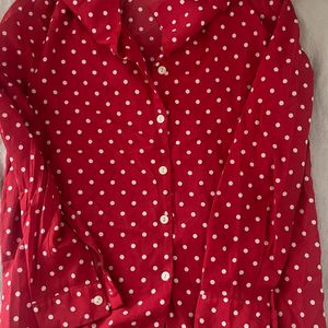 Polka Dots Red Shirt