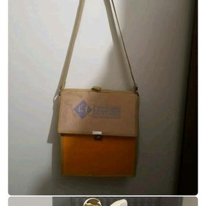 Jute Office Sling Bag