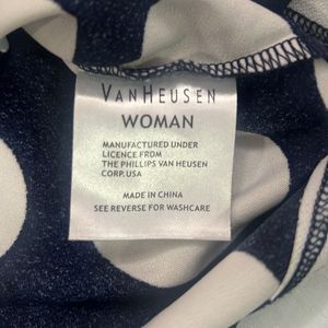 Van Heusen Brand Navy Blue Colour Top