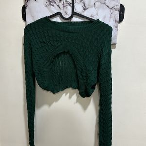 Sweater Style Two Piece Top