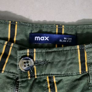 Max Olive Coloured Shorts | Premium Quality