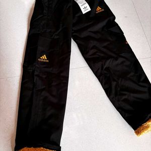 Men Sherpa Fur Track Pant Adidas Embroidery