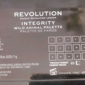 Makeup Revolution Integrity Wild Eyeshadow Pallate