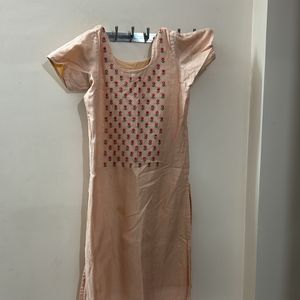 Women XL Size Stitched Dress