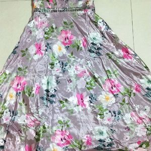 Handwork Floral Gown