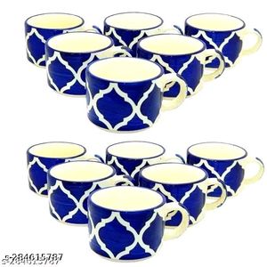 Hotel Style Ceramic Cup 🍵 Pack Of 12 Set 🥰