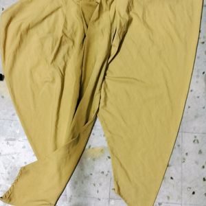 Beige Gold Colour Dhoti Pant. Like New