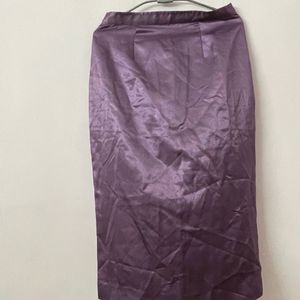 SATIN SKIRT