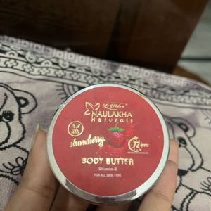 Naulakha Natural Strawberry Body Butter 🍓🍰