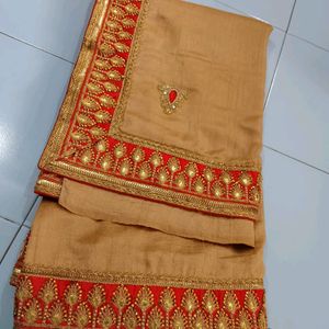 Bridal (3) Heavy Saree With Blouse