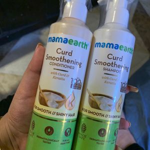 Mamaearth Curd Shampoo And Conditioner