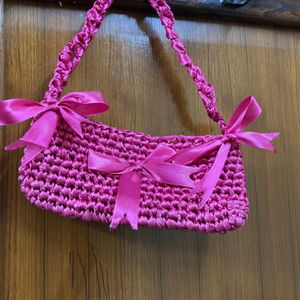 Satin Customize Crochet Bag 🎀