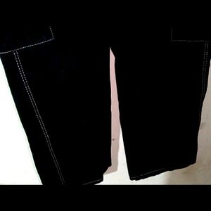 Black Cargo Jeans