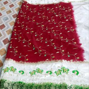 Mysore Silk Tie Dye Zari Pallu Saree