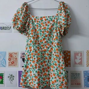 Cottagecore Floral Dress