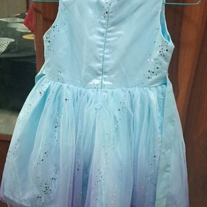 Ice Blue Colour Dress