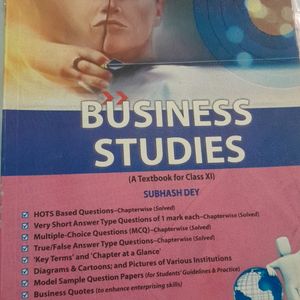 Business Studies Book/ 12th