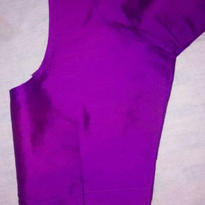 Womens Stitched Blouse Purple S Size - 32 inch