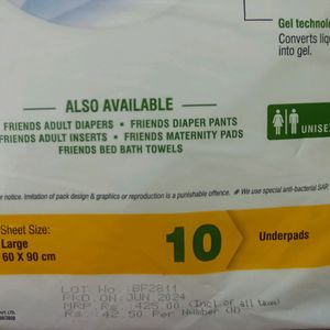 Friends Underpads- 7 Packs