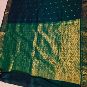 Cotton Silk Pure Gadwal Saree