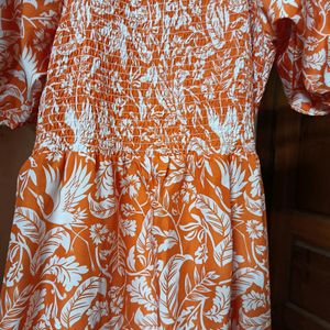 ORANGE MAXI DRESS