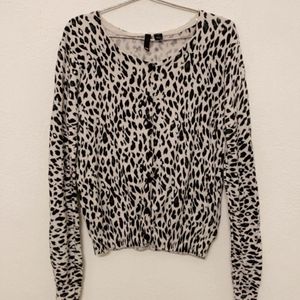 H&M Leopard Cardigan For Women