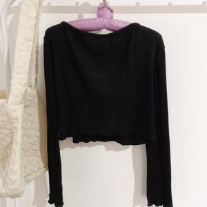 H&M Black Crop Cardigan🖤