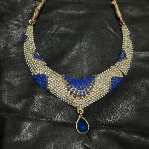 Blue Diamond Necklace