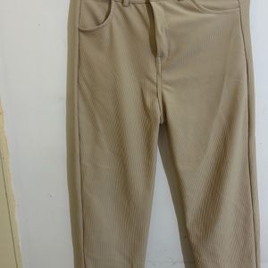 Beige Trousers