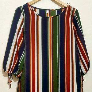 Multi Color Full Sleeves Top