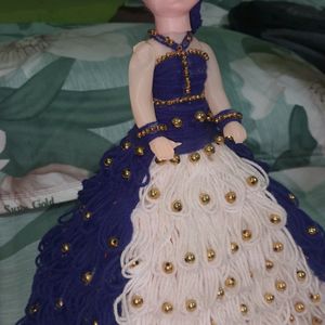 Bridal Doll Colour Blue And White