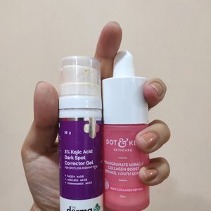 Derma Co 3% Kojic Acid And Dot&key Retinol Serum