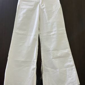 White Flare Pant
