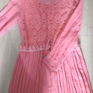 Peach Colour Gown