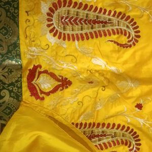 Beautiful Embroidered Work Saree