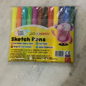 1cotton Swabs, 1 Sketch Pen Set,1Boroplus Cream