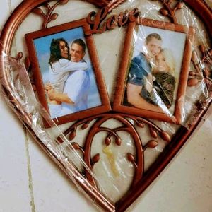 Heart shaped photoframe