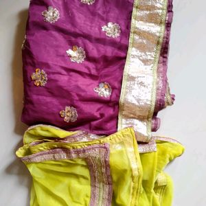 Bit Colour Lehenga With Chuni